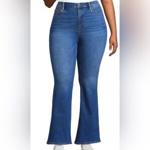 Lands’ End Mid Rise Bootcut Jeans 16